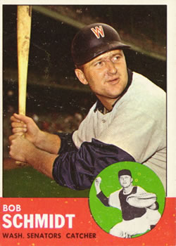 1963 Topps Baseball Cards      094      Bob Schmidt